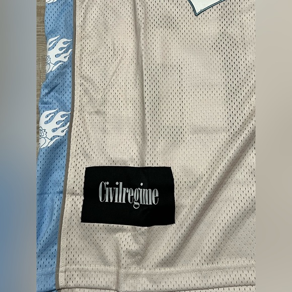 Civil Regime Major Basketball Jersey Beige Milk Men's Size
XL Embroidered Mesh - Picture 9 of 16